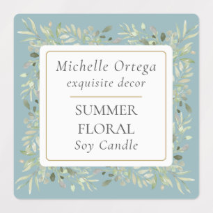 Groen Blad Modern Elegaant Labels
