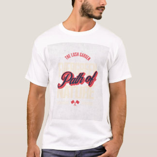 groen blad Neem kleine illustraties van golf op T-shirt