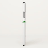 Groen blad op wit Case-Mate iPhone case (Achterkant / rechts)