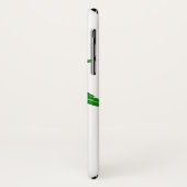 Groen blad op wit Case-Mate iPhone case (Achterkant/links)