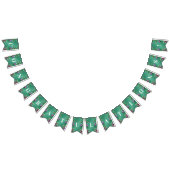 Groen blad Paarse edelstenen Bunting Flag Vlaggetjes (Alle)