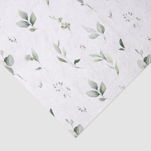 Groen blad papier tissue (Detail)