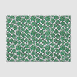 Groen Blad Patroon 10 Tissuepapier