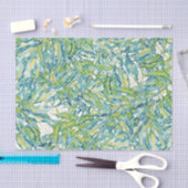 Groen Blad Patroon 12 Tissuepapier (Craft)
