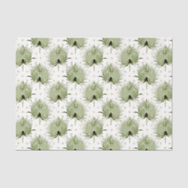 Groen Blad Patroon 13 Tissuepapier