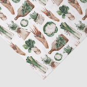 Groen Blad Patroon 14 Kruiden Tissuepapier (Detail)
