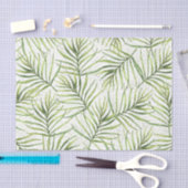 Groen Blad Patroon 15 Tissuepapier (Craft)