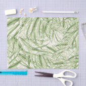 Groen Blad Patroon 16 Tissuepapier (Craft)
