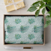 Groen Blad Patroon 19 Tissuepapier (Geschenk)