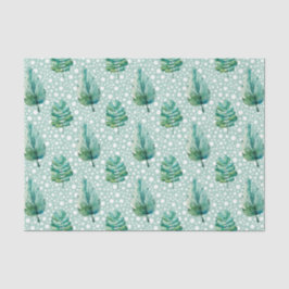 Groen Blad Patroon 19 Tissuepapier