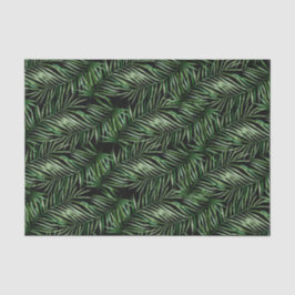Groen Blad Patroon 1 Tissuepapier