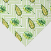 Groen Blad Patroon 22 Tissuepapier (Detail)