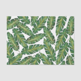 Groen Blad Patroon 4 Tissuepapier
