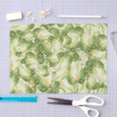 Groen Blad Patroon 6 Tissuepapier (Craft)
