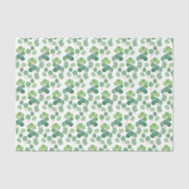 Groen Blad Patroon 7 Tissuepapier