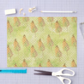 Groen Blad Patroon 9 Tissuepapier (Craft)