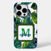 Groen blad Philodendron gebladerte Botanisch Case-Mate iPhone Case (Achterkant)
