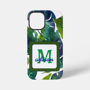 Groen blad Philodendron gebladerte Botanisch iPhone 12 Mini Hoesje