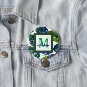 Groen blad Philodendron gebladerte Botanisch Ronde Button 7,6 Cm (In situ)