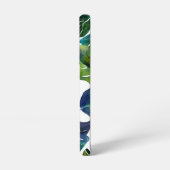 Groen blad Philodendron gebladerte Botanisch Samsung Galaxy Hoesje (Linkerkant)