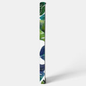 Groen blad Philodendron gebladerte Botanisch Samsung Galaxy Hoesje (Linkerkant)