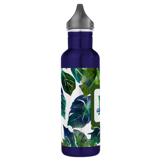 Groen blad Philodendron gebladerte Botanisch Waterfles (Links)