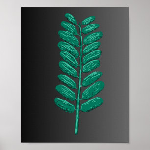 groen blad poster