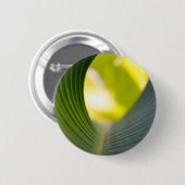 Groen blad ronde button 5,7 cm (Voorkant /achterkant)