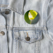 Groen blad ronde button 5,7 cm (In situ)