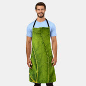 Groen blad schort (Gedragen)