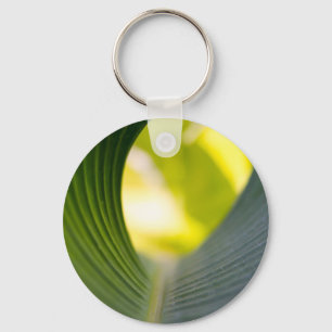 Groen blad sleutelhanger