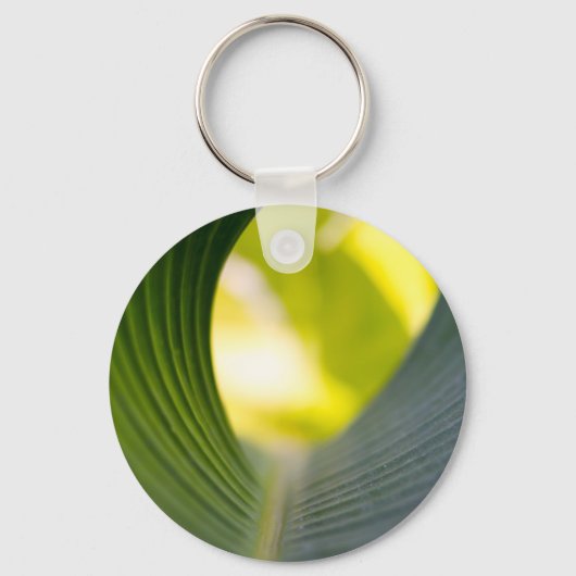 Groen blad sleutelhanger (Voorkant)
