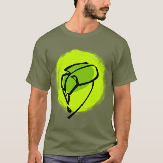 Groen blad t-shirt