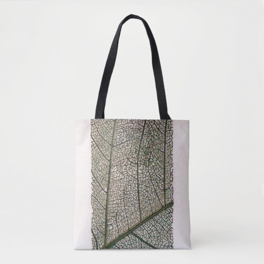 Groen blad tote bag (Voorkant)