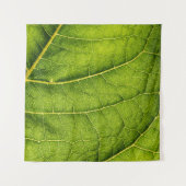 Groen blad wandkleed (Voorkant (horizontaal))