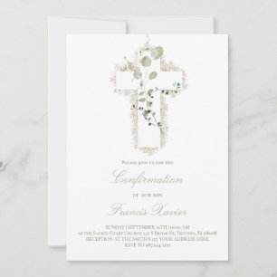 groen blad wit kruis Bevestiging Kaart