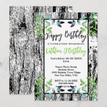 GROEN BLAD ZWARTE SCHORS GELUKKIGE VERJAARDAGSUITN