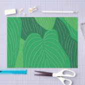 Groen Bladeren Patroon Tissuepapier (Craft)