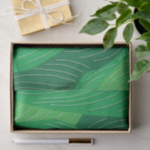 Groen Bladeren Patroon Tissuepapier (Geschenk)