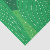 Groen Bladeren Patroon Tissuepapier (Detail)