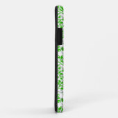 Groen Bladerpatroon Modern Elegeant Monogram Case-Mate iPhone Case (Achterkant/rechts)