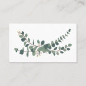 Groen Bladgoud Elke baan Visitekaartje (Achterkant)