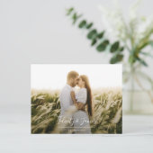 Groen Bladgroen Bloemen Bruiloft RSVP Briefkaart (Staand voorkant)