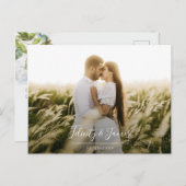 Groen Bladgroen Bloemen Bruiloft RSVP Briefkaart (Voorkant / Achterkant)