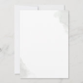 Groen Bladgroen en Goud Verlaagt Graduatie Partij Kaart (Achterkant)