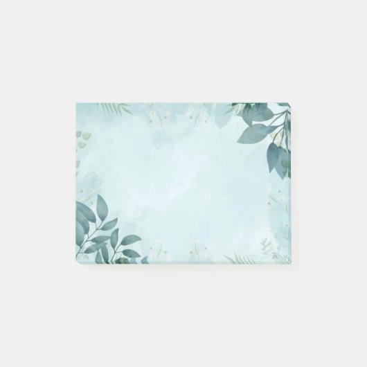 Groen bladig post-it® notes (Voorkant)