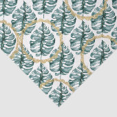 groen bladpatroon 11 tissuepapier (Detail)