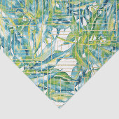 groen bladpatroon 12 tissuepapier (Detail)