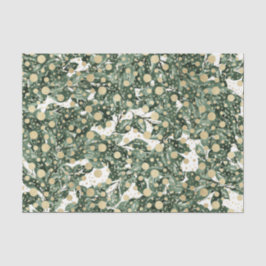 groen bladpatroon 17 tissuepapier