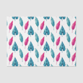 groen bladpatroon 21 tissuepapier